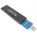 USB3 0 TO M 2 NGFF SSD External Enclosure 22mm   30mm   42mm   60mm  80 mm Storage Case Adapter Aluminium