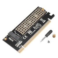 M 2 NVMe SSD NGFF to PCI  E 3 0 X16 X4 Adapter M Key Interface Expansion Card