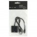 Full HD 1080P Micro HDMI Male to VGA Female Video Adapter Cable with Audio Cable  Length  22cm   Black