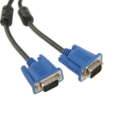 High Quality VGA 15Pin Male to VGA 15Pin Male Cable for LCD Monitor   Projector  Length  3m