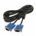 High Quality VGA 15Pin Male to VGA 15Pin Male Cable for LCD Monitor   Projector  Length  3m