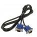 High Quality VGA 15Pin Male to VGA 15Pin Male Cable for LCD Monitor   Projector  Length  1 8m