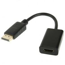 Full HD 1080P Display Port Male to HDMI Female Port Cable Adapter  Length  20cm