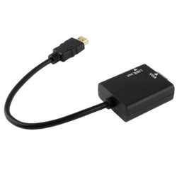 Mini HDMI to VGA   Audio HD Conversion Adapter Cable
