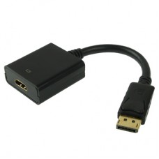 Display Port Male to HDMI Female Adapter Cable  Length  20cm