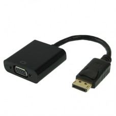 Display Port Male to VGA Female Cable  Length  20cm