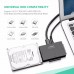 UGREEN US160 USB 3 0 to SATA   IDE Hard Disk Drive Converter Adapter Cable for 2 5 inch   3 5 inch SATA IDE HDD  Cable Length  1m